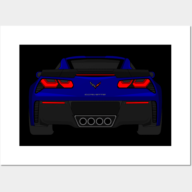 Z06 NAVY Wall Art by VENZ0LIC